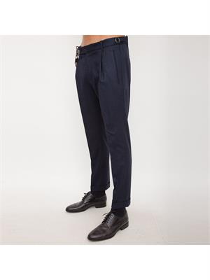 PANTALONE CASUAL BERWICH BLU in UOMO