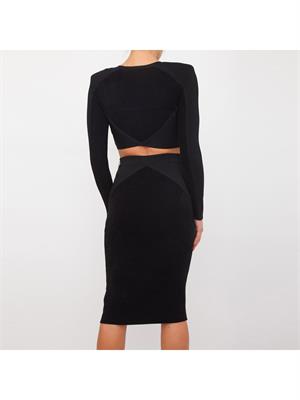 COMPLETO ELISABETTA FRANCHI NERO in DONNA