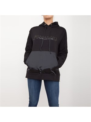 FELPA ERMANNO ERMANNO SCERVINO NERO in DONNA