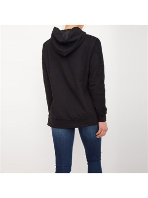 FELPA ERMANNO ERMANNO SCERVINO NERO in DONNA
