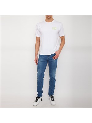T-SHIRT EA7 EMPORIO ARMANI BIANCO in UOMO