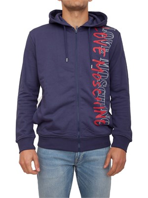 FELPA LOVE MOSCHINO BLU in UOMO