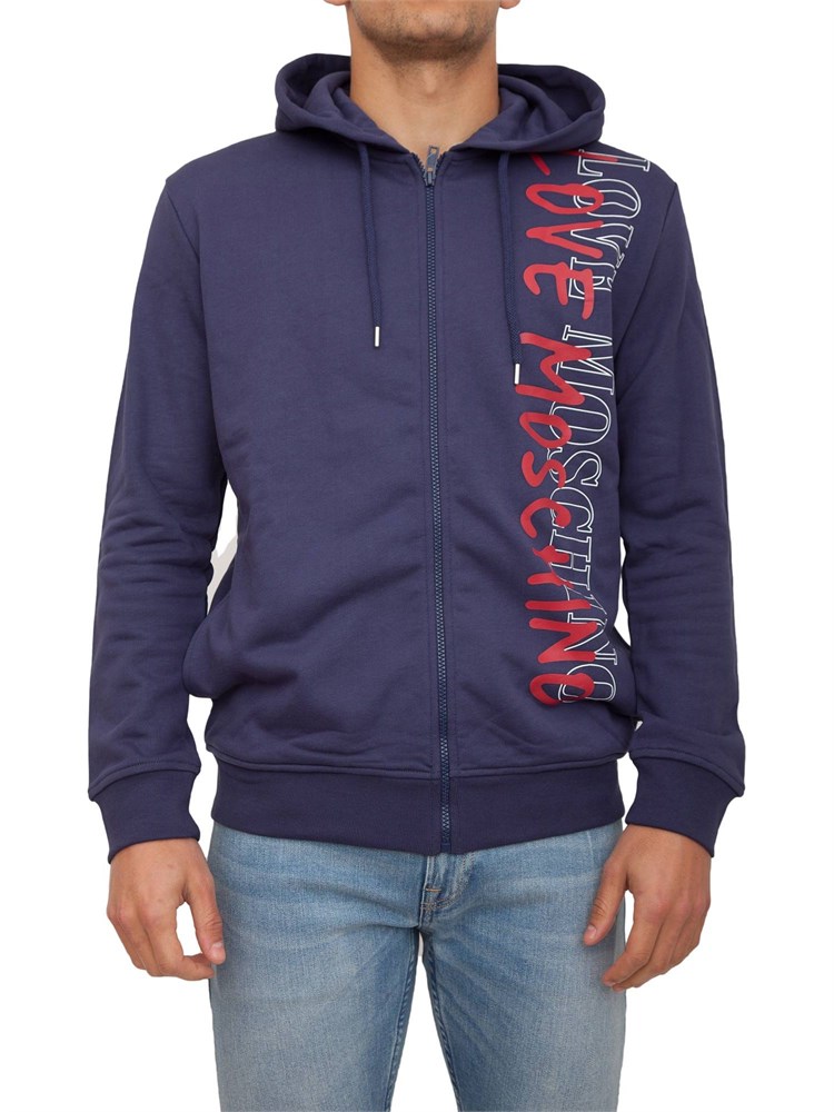FELPA LOVE MOSCHINO BLU