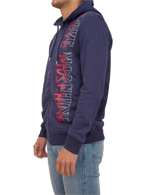 FELPA LOVE MOSCHINO BLU in UOMO