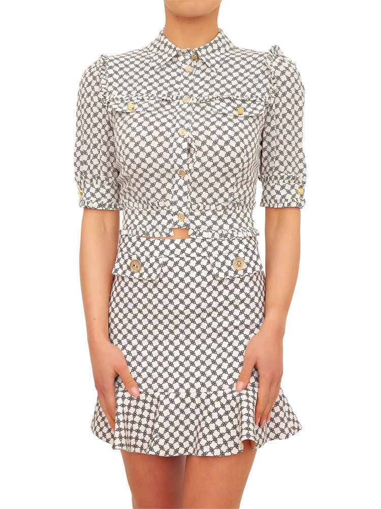 CAMICIA MANICA CORTA ELISABETTA FRANCHI FANTASIA