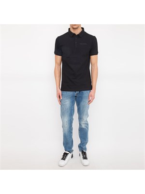 POLO TRUSSARDI NERO in UOMO