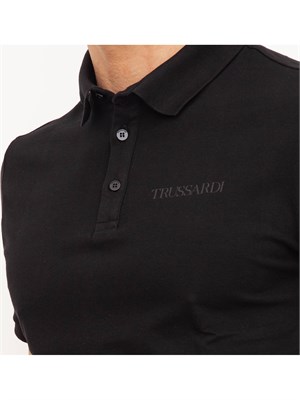 POLO TRUSSARDI NERO in UOMO