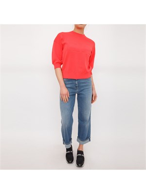 FELPA ELISABETTA FRANCHI ROSSO in DONNA