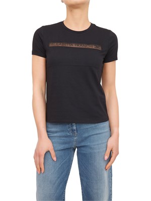 T-SHIRT ELISABETTA FRANCHI NERO in DONNA