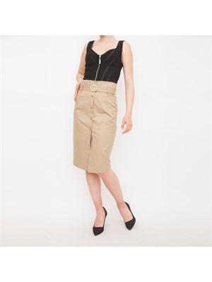 GONNA LUNGA LIU JO BEIGE in DONNA