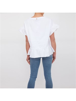 BLUSA TWIN-SET BIANCO in DONNA