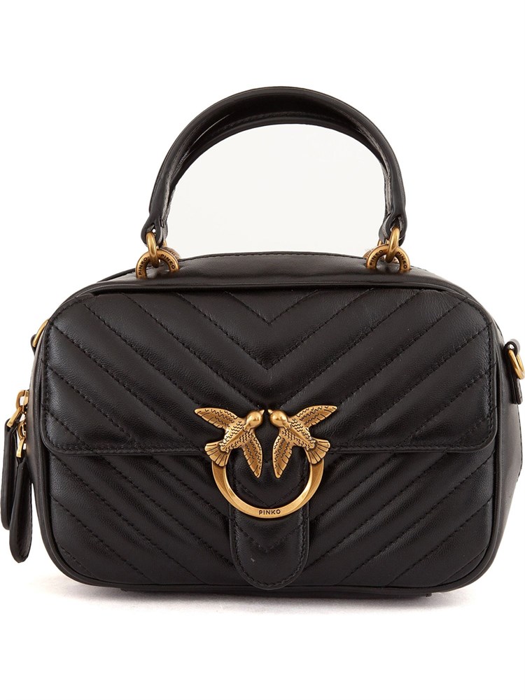BORSA A SPALLA PINKO NERO