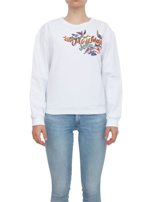 FELPA MOSCHINO UNDERWEAR BIANCO in DONNA