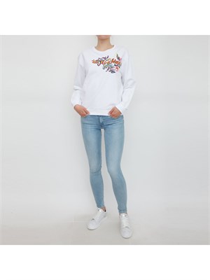 FELPA MOSCHINO UNDERWEAR BIANCO in DONNA