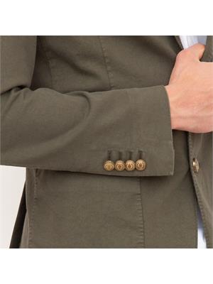 GIACCA MONOPETTO ELEVENTY VERDE in UOMO