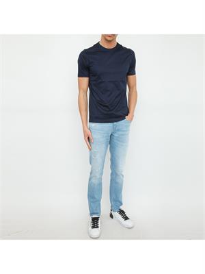 T-SHIRT CORNELIANI BLU in UOMO