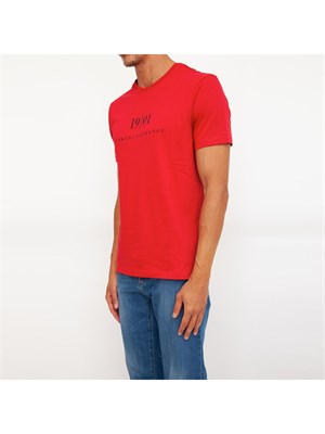 T-SHIRT ARMANI EXCHANGE ROSSO in UOMO