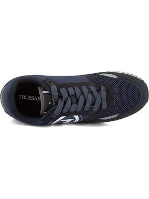 SNEAKERS TRUSSARDI BLU in UOMO