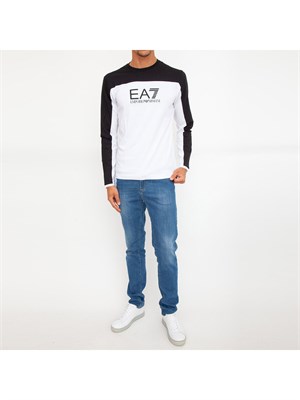 T-SHIRT EA7 EMPORIO ARMANI BIANCO in UOMO