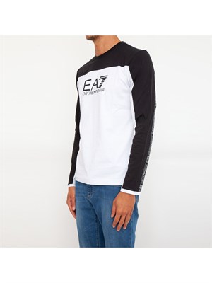 T-SHIRT EA7 EMPORIO ARMANI BIANCO in UOMO