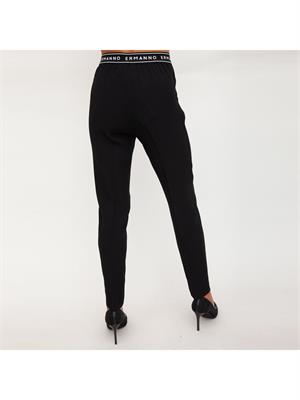PANTALONE CASUAL ERMANNO ERMANNO SCERVINO NERO in DONNA