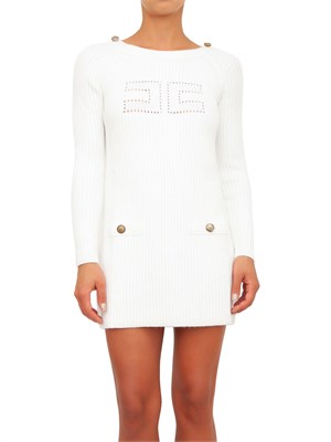 VESTITO ELISABETTA FRANCHI AVORIO in DONNA