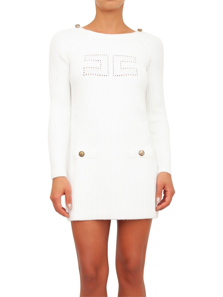 VESTITO ELISABETTA FRANCHI AVORIO