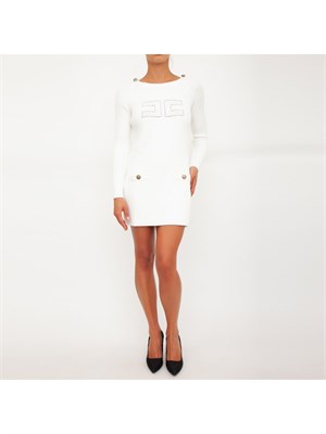 VESTITO ELISABETTA FRANCHI AVORIO in DONNA