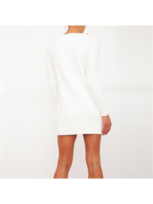 VESTITO ELISABETTA FRANCHI AVORIO in DONNA