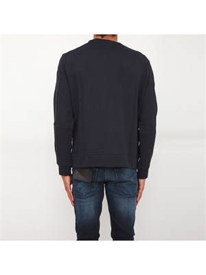 FELPA ARMANI EXCHANGE BLU in UOMO
