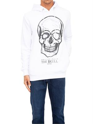 FELPA PHILIPP PLEIN BIANCO in UOMO