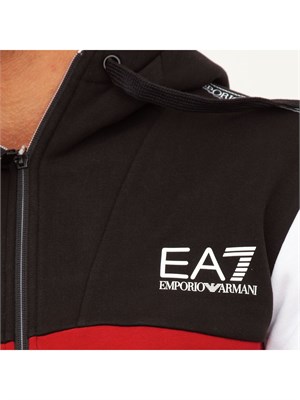 TUTA SPORTIVA EA7 EMPORIO ARMANI ROSSO in UOMO