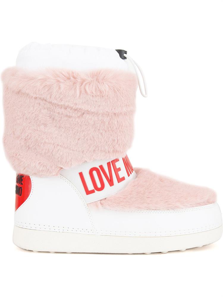 STIVALI LOVE MOSCHINO BIANCO