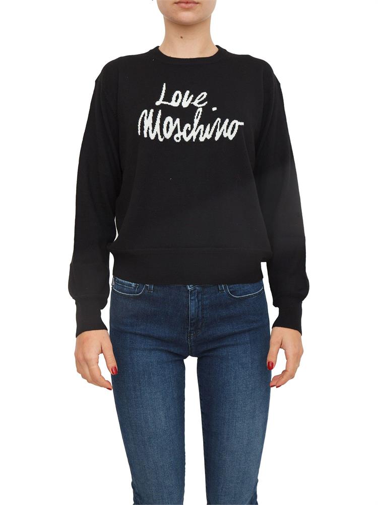 MAGLIA LOVE MOSCHINO NERO