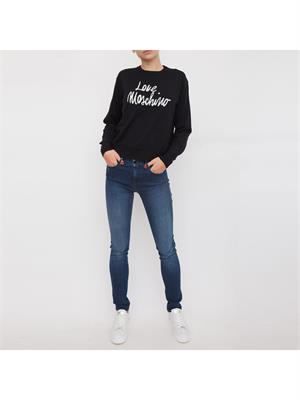 MAGLIA LOVE MOSCHINO NERO in DONNA