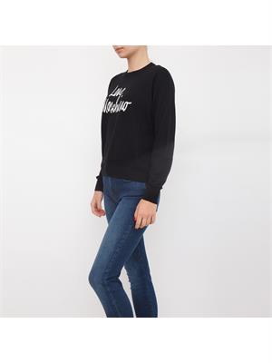 MAGLIA LOVE MOSCHINO NERO in DONNA