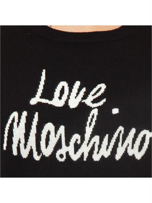 MAGLIA LOVE MOSCHINO NERO in DONNA