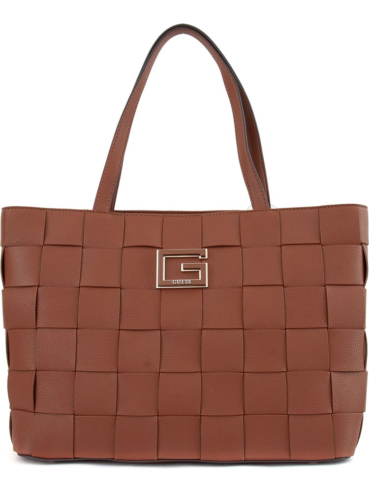 BORSA A SPALLA GUESS JEANS CUOIO