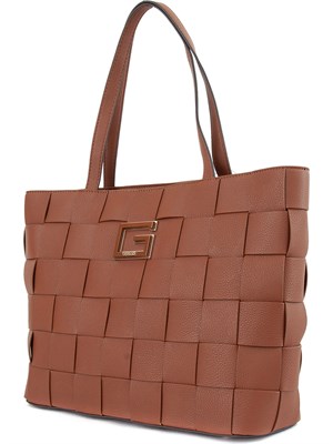 BORSA A SPALLA GUESS JEANS CUOIO in DONNA