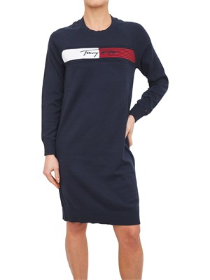 VESTITO TOMMY HILFIGER BLU in DONNA