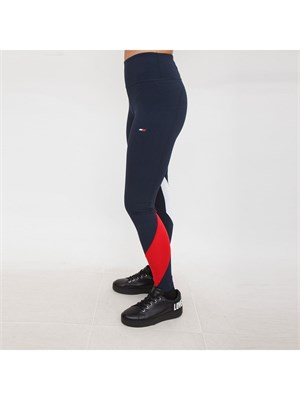LEGGINGS TOMMY HILFIGER BLU in DONNA