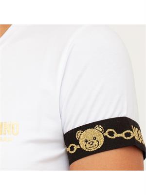 T-SHIRT MOSCHINO UNDERWEAR BIANCO in DONNA