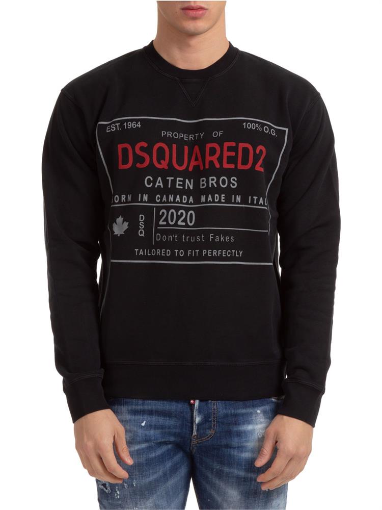 FELPA DSQUARED2 NERO