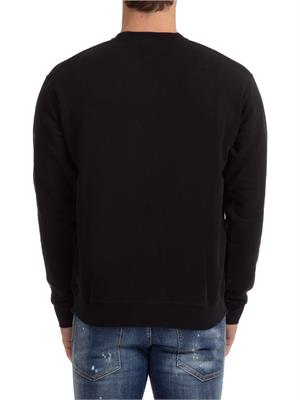 FELPA DSQUARED2 NERO in UOMO
