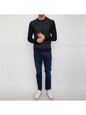 MAGLIA BRIONI BLU in UOMO