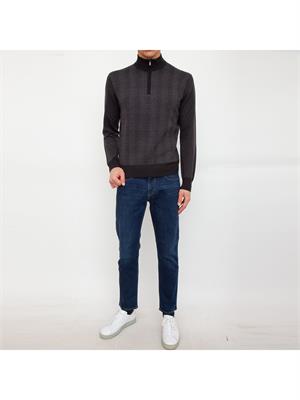 MAGLIA CANALI NERO in UOMO