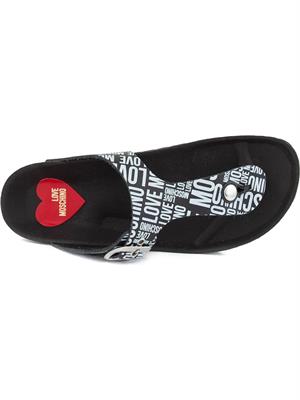 INFRADITO LOVE MOSCHINO NERO in DONNA