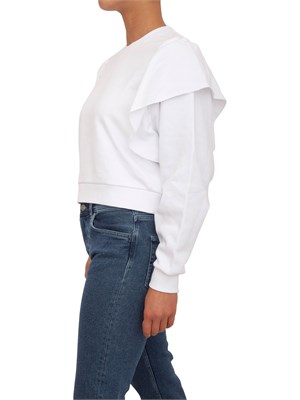 FELPA RED VALENTINO BIANCO in DONNA