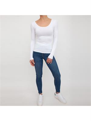 MAGLIA ARMANI EXCHANGE BIANCO in DONNA