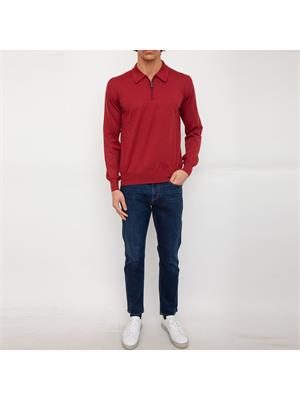 POLO BRIONI ROSSO in UOMO